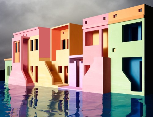 Water Rises Around Vibrant Architectural Models in James Casebere’s Haunting Photos