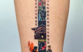 Vertical Window-Like Tattoos Turn Cherished Memories Into Stylish Body Art