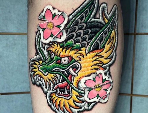 Hyperrealistic Tattoos Look Like Embroidered Patches Stitched on the Skin